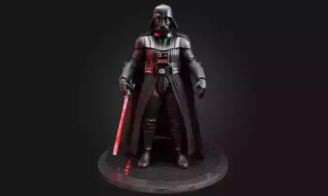 Dark Lord 3D Printable Statue Sith Warrior Collectible Figure