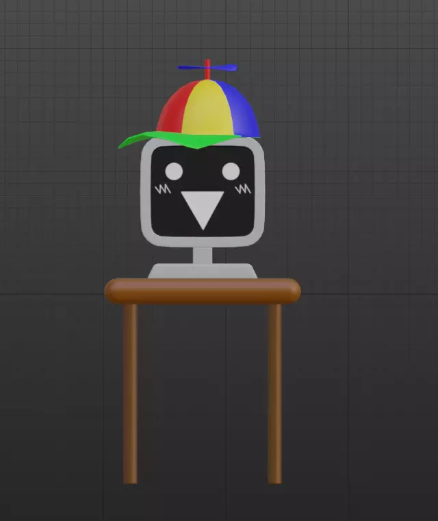 Sprunki 3D Incredibox Mr Fun Computer Low-poly Low-poly 3D model
