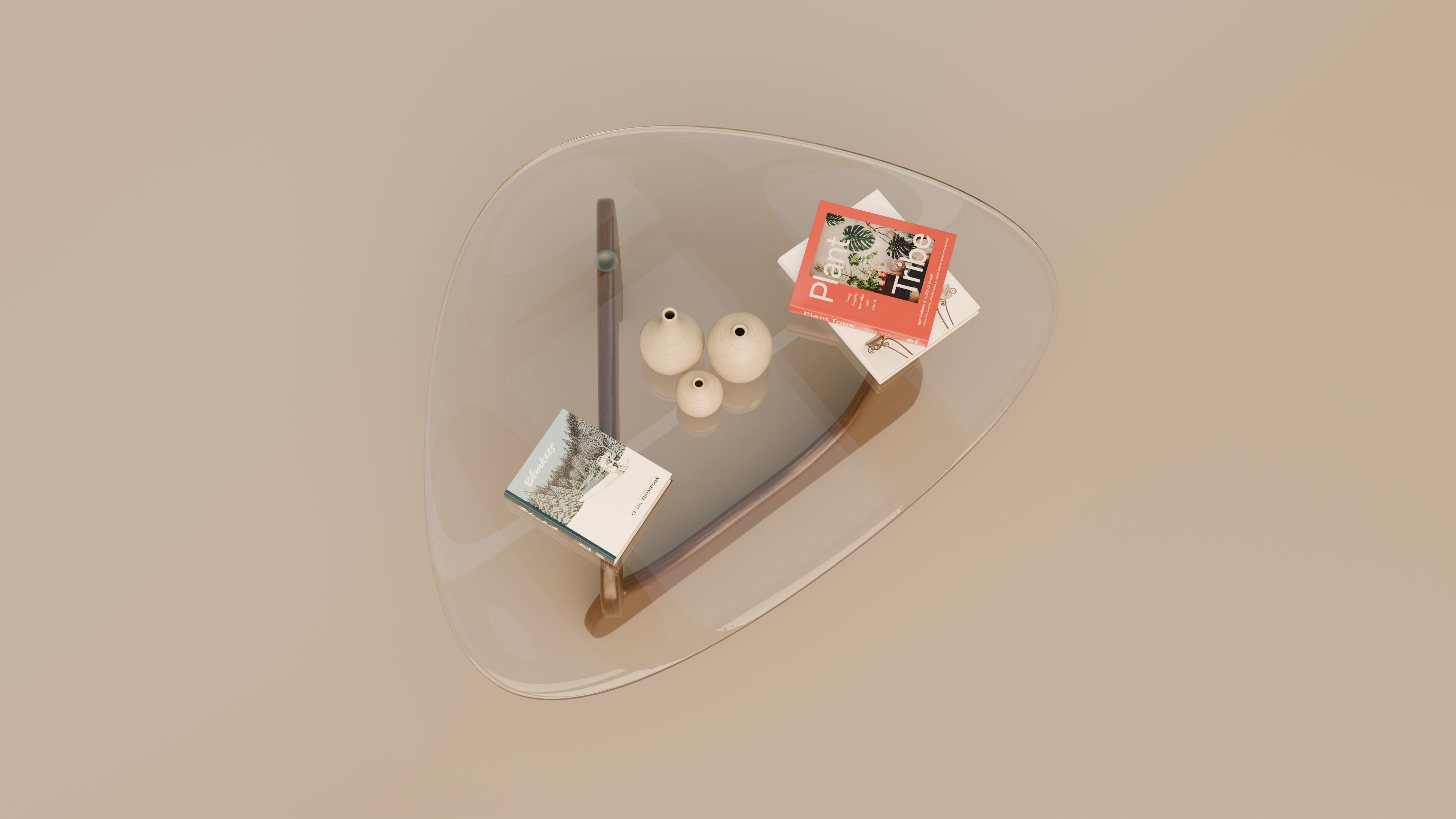 Noguchi Coffee Table 3D model_6