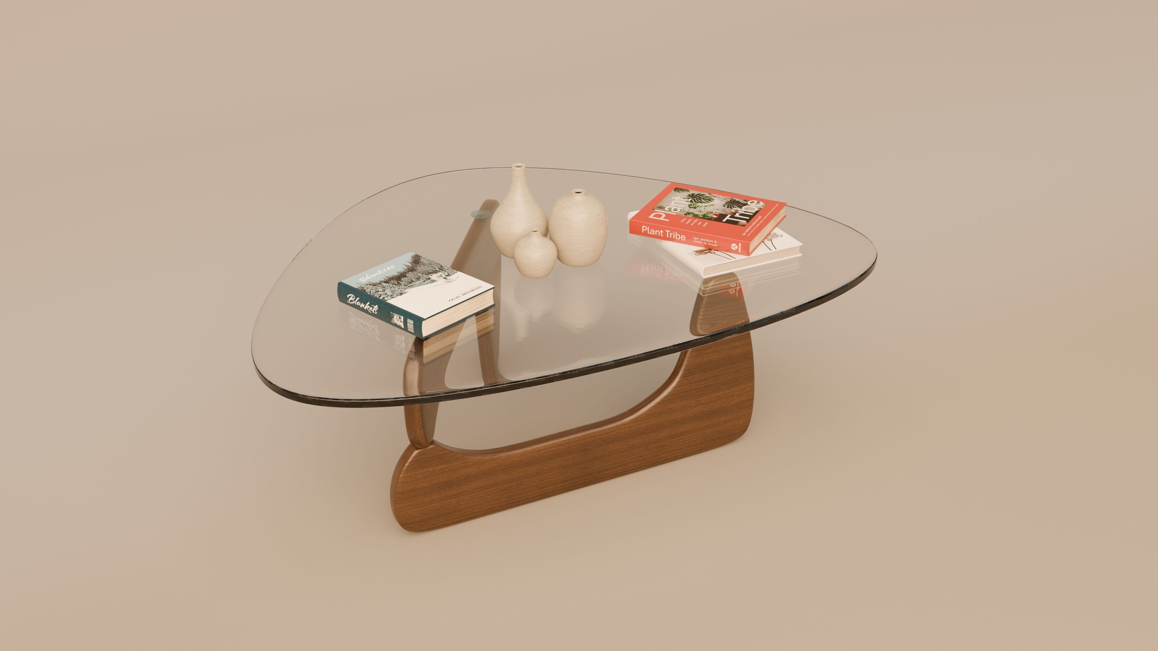 Noguchi Coffee Table 3D model_3