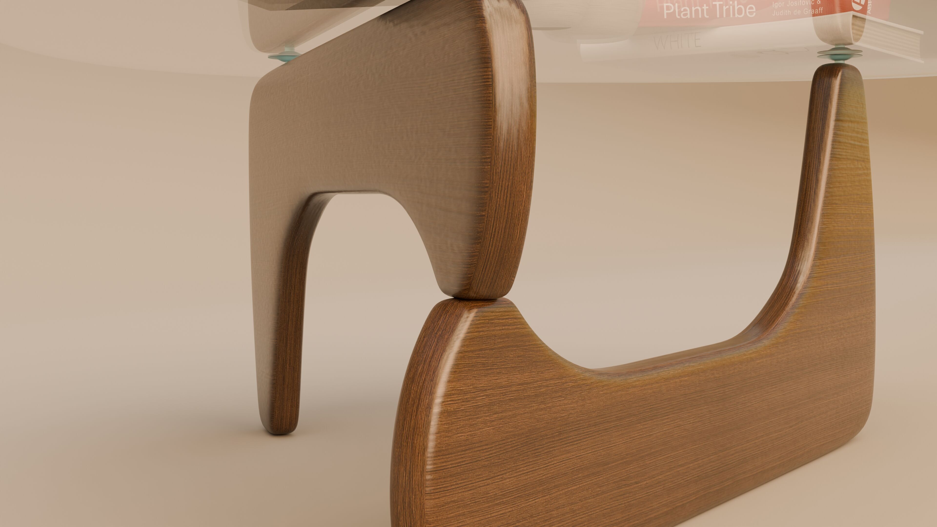 Noguchi Coffee Table 3D model_8
