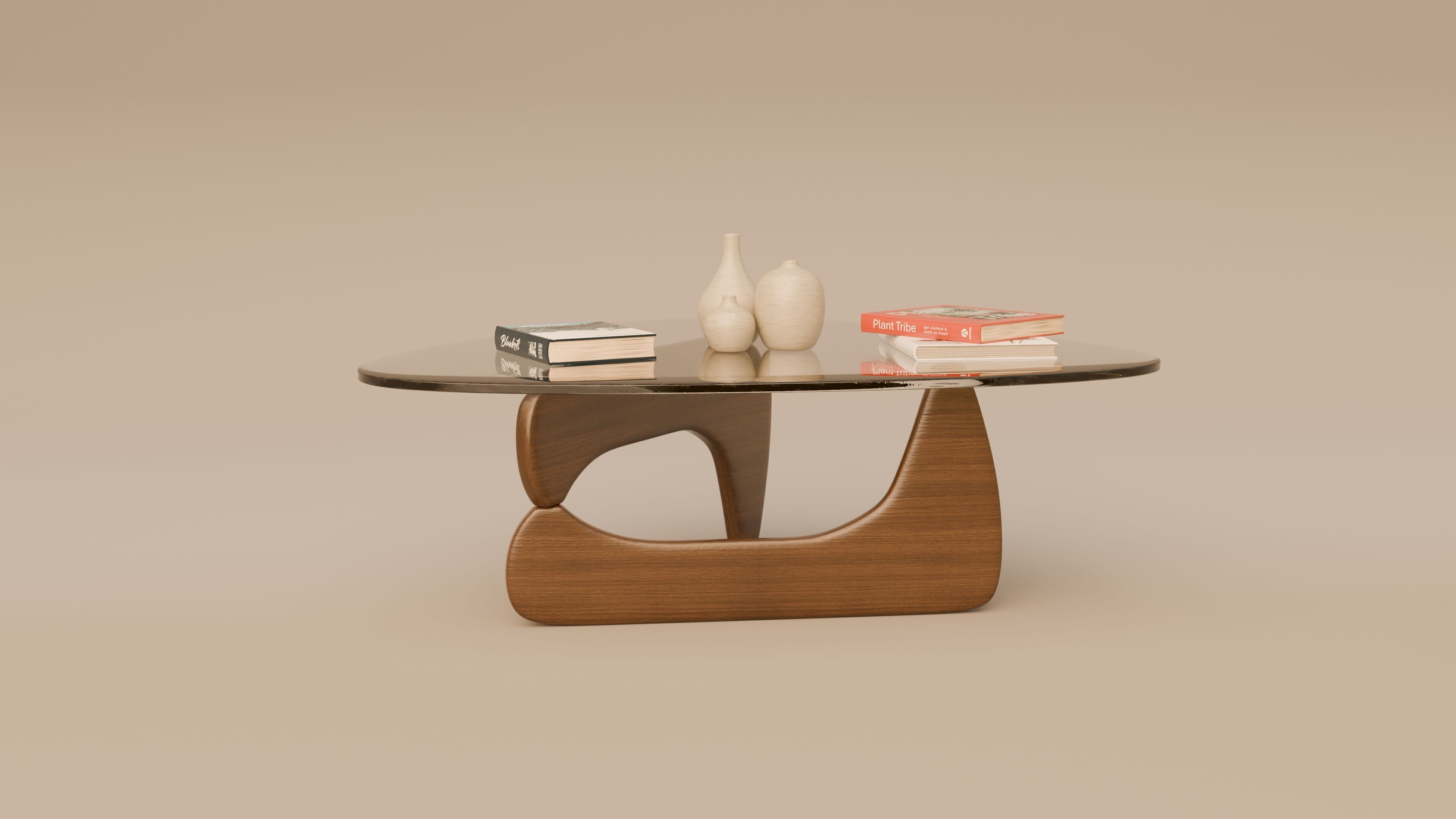 Noguchi Coffee Table 3D model_1