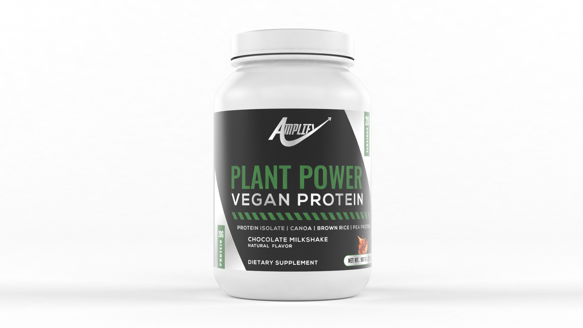 Protein Powder 3D model_1
