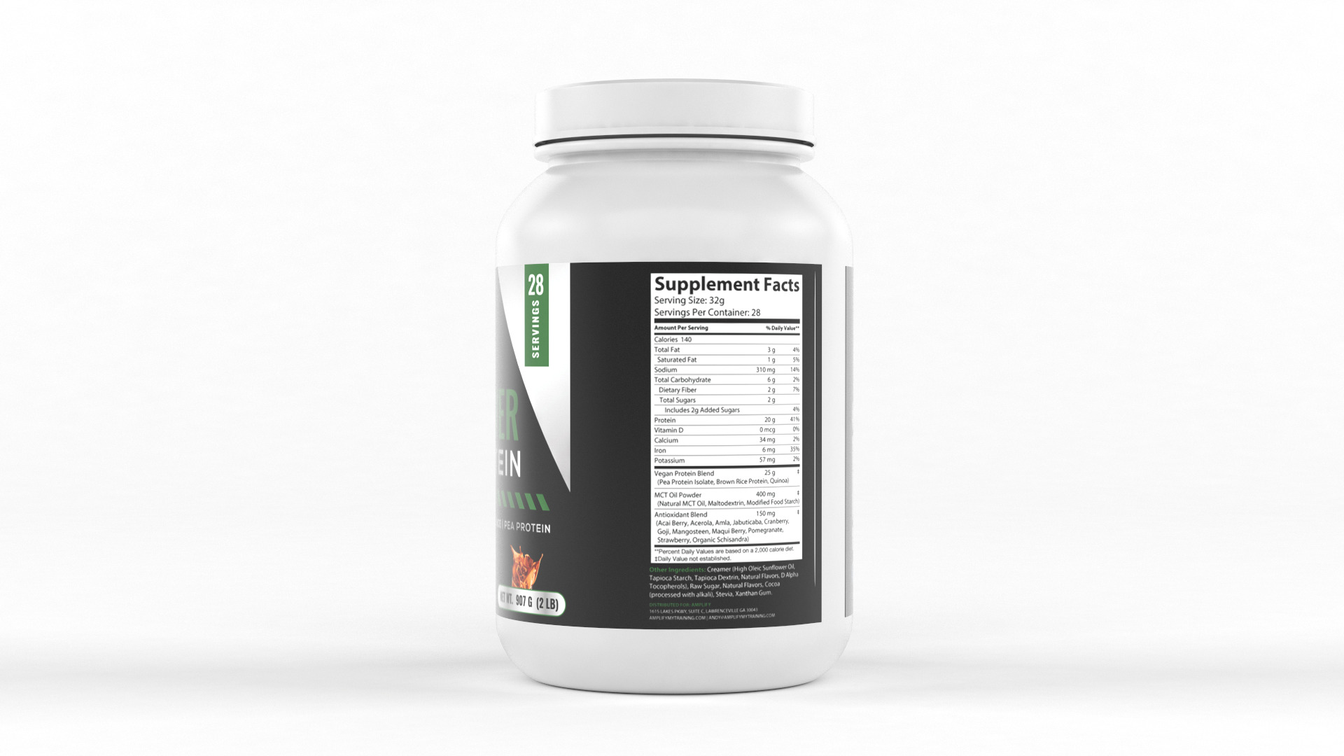 Protein Powder 3D model_2