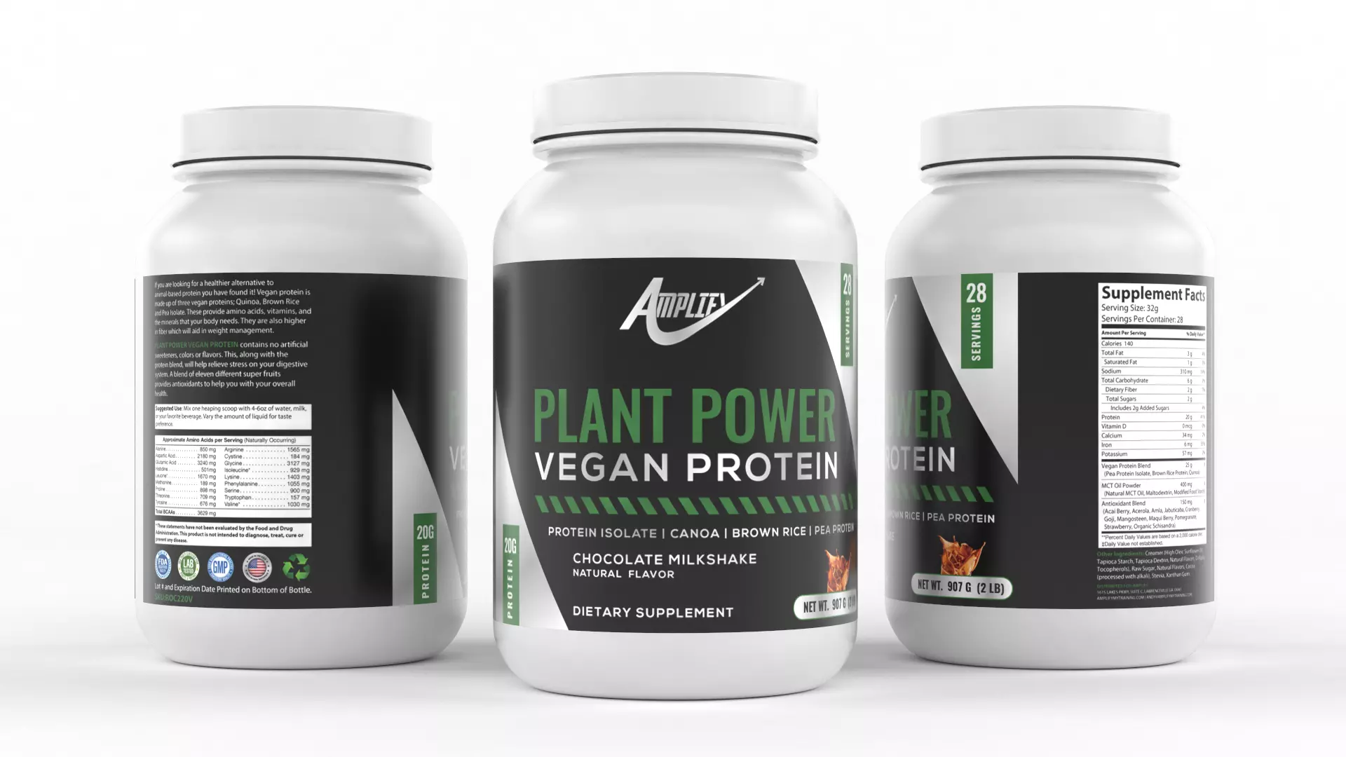 Protein Powder 3D model_0