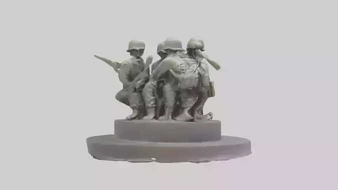 Fallen Soldiers Commemoration Sculpture model