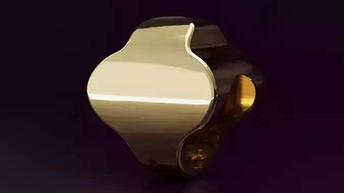 cabochon free form ring N07