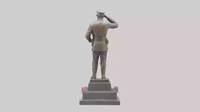 Fallen Soldiers memorial statue model