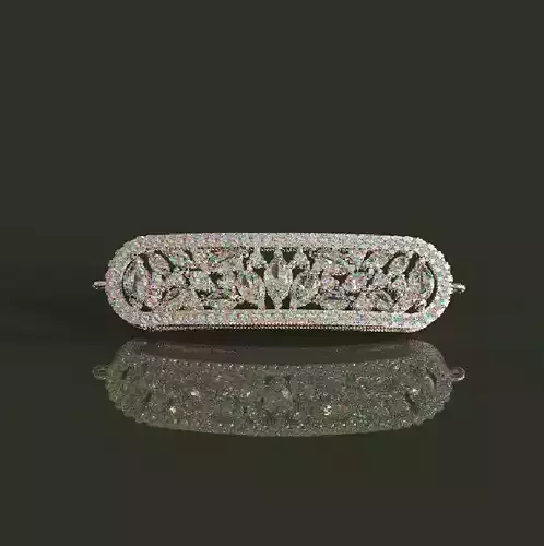 Diamond Bracelet Fine Jewelry 3D Model 3D print model