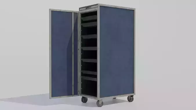 Service trolley 3D model
