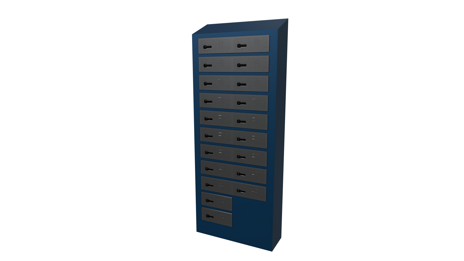 Filing Cabinets Low-poly 3D model_3