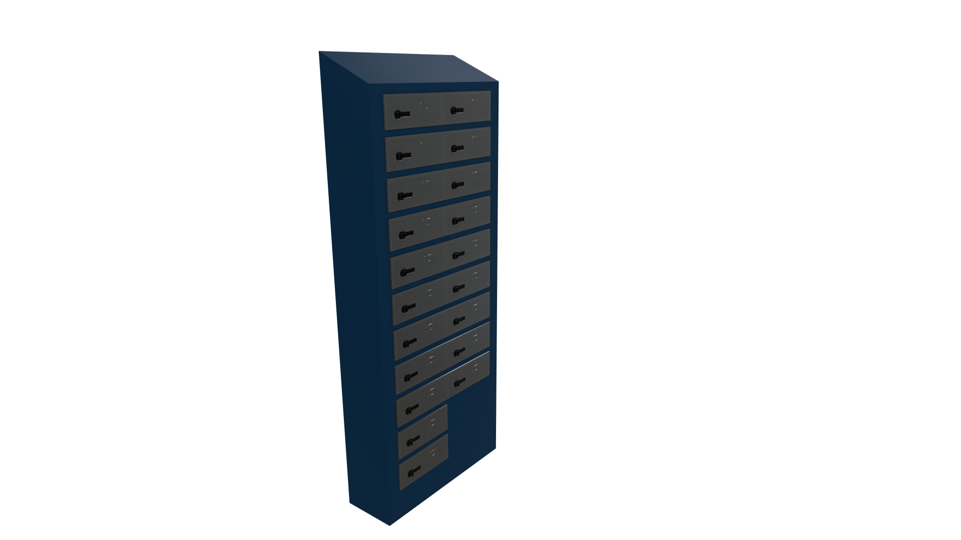 Filing Cabinets Low-poly 3D model_4