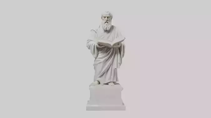 Famed Philosopher statue model