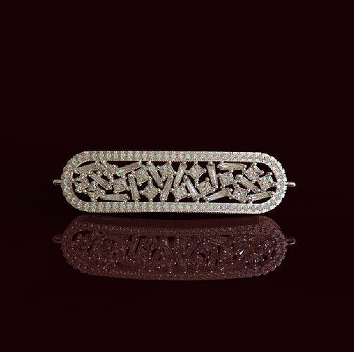 Diamond Bracelet Fine Jewelry 3D Model 3D print model