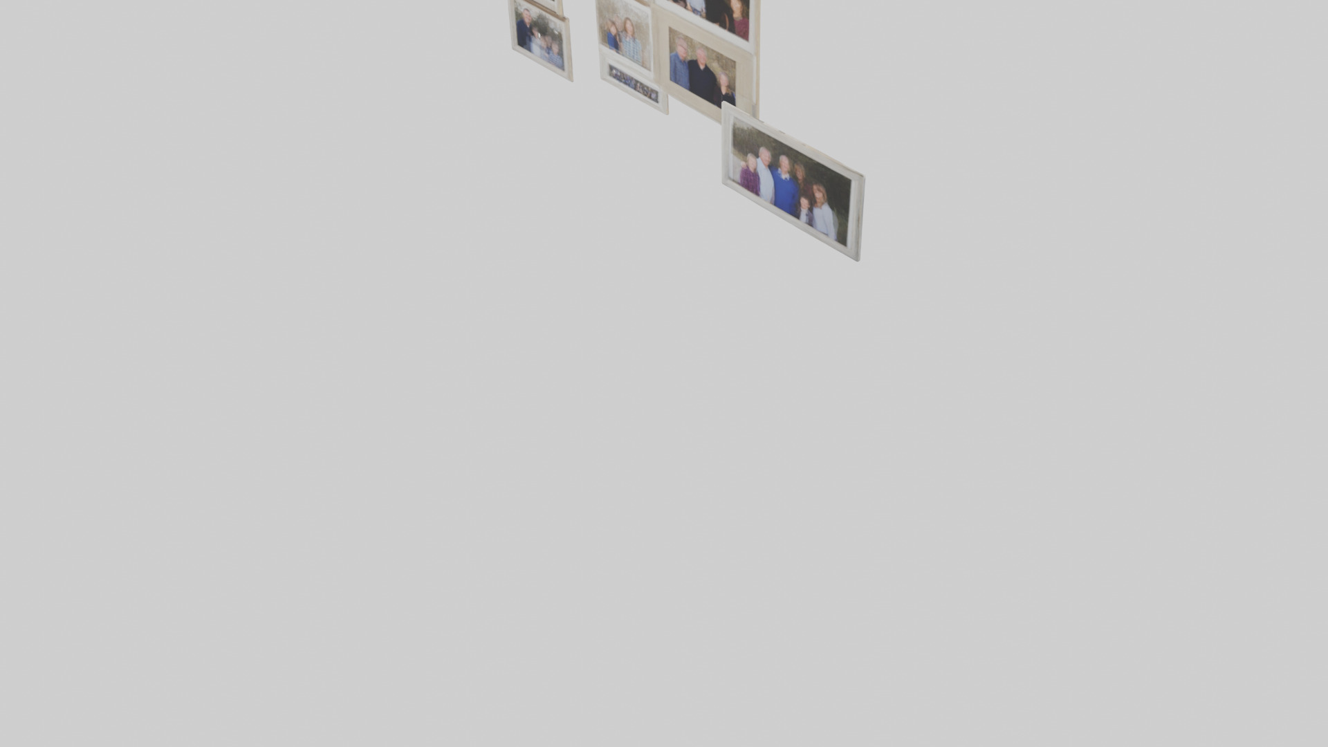 Family Photo Wall 3D model_3