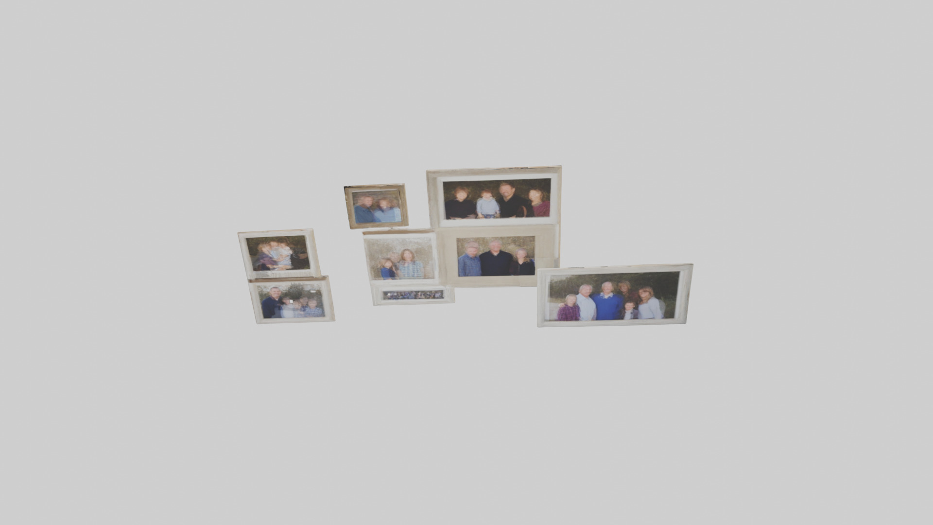 Family Photo Wall 3D model_17