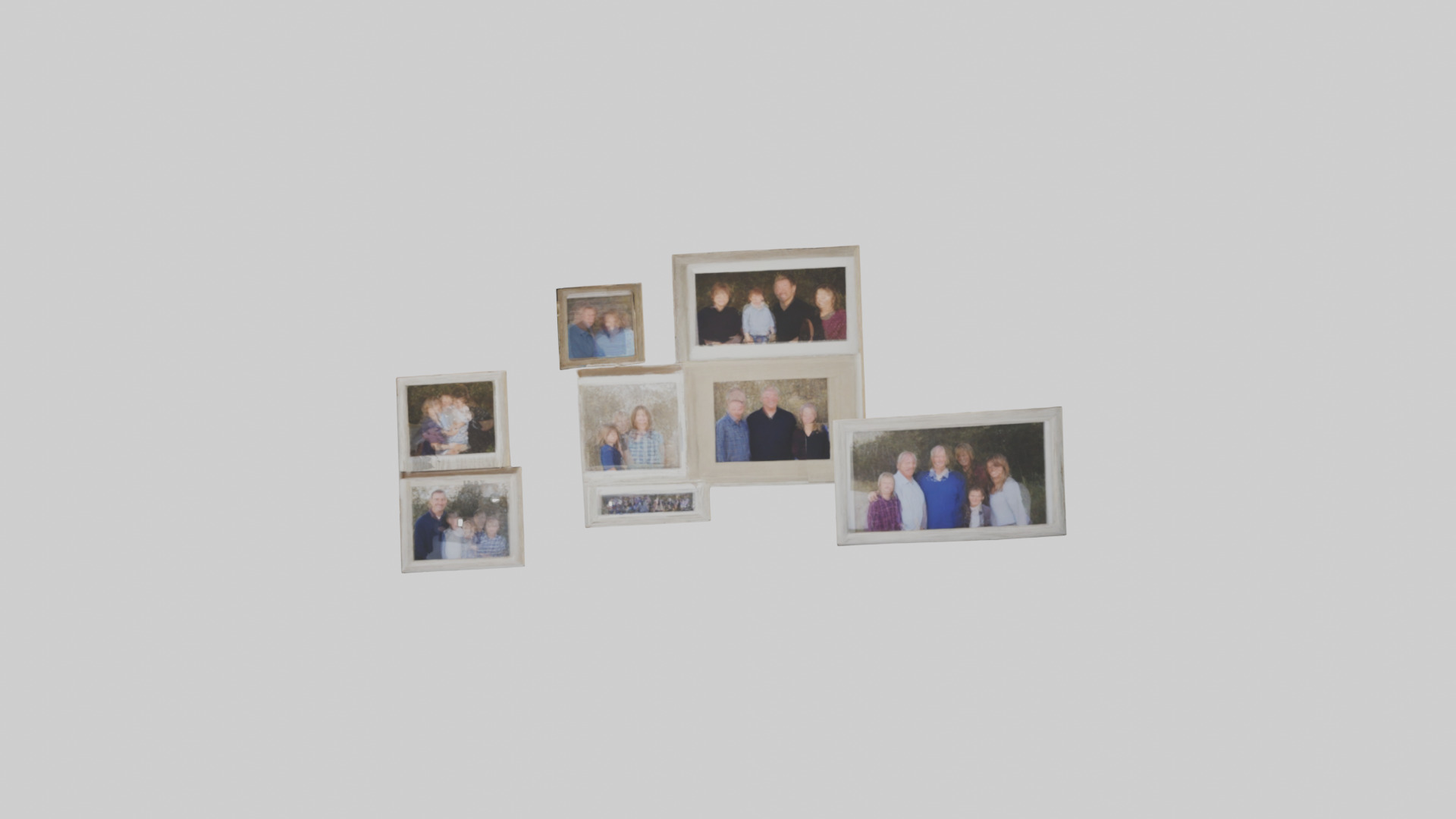 Family Photo Wall 3D model_12