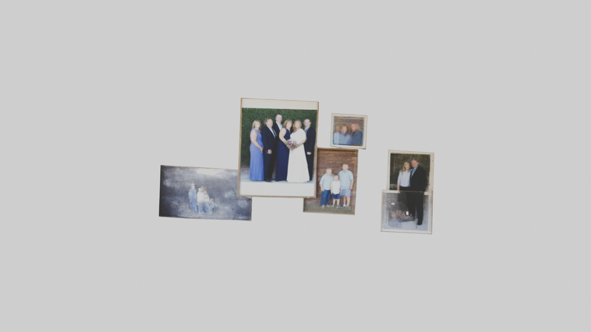 Family Photo Wall 3D model_13