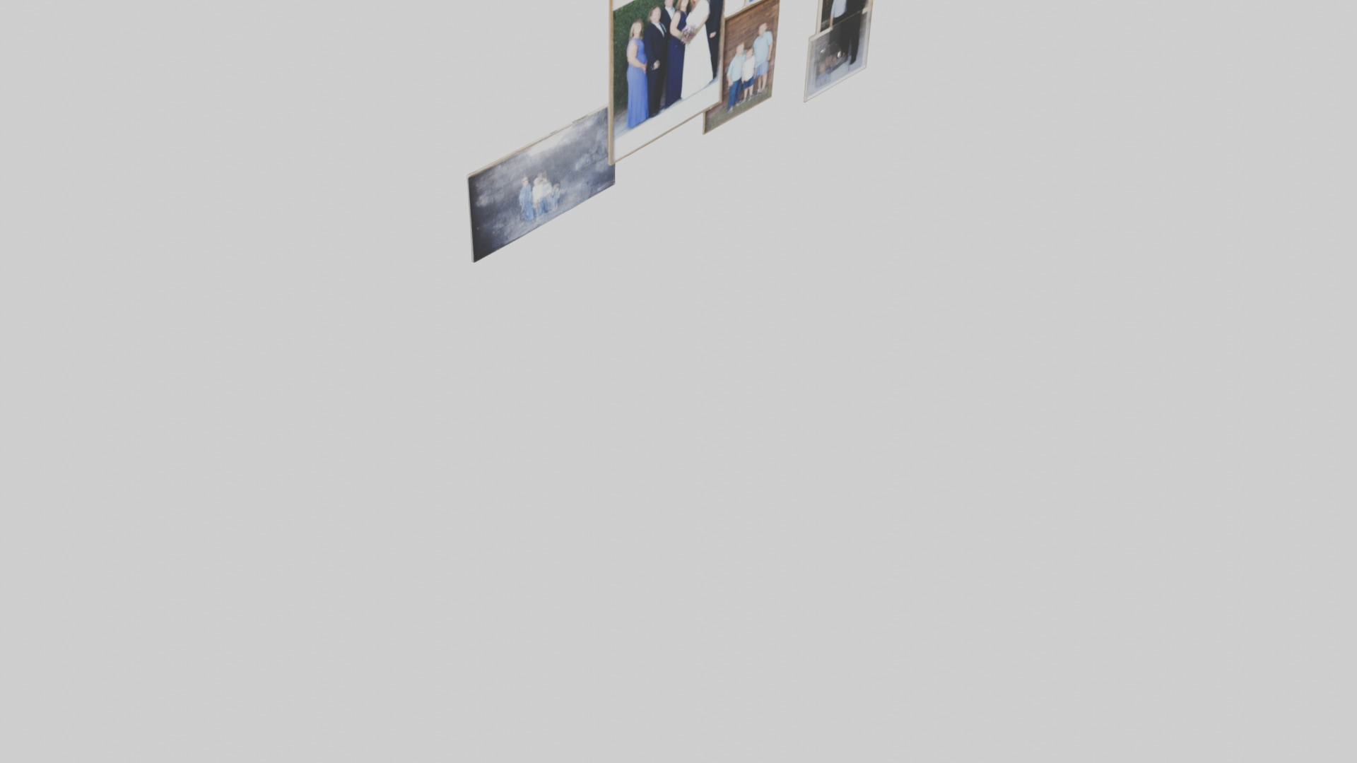 Family Photo Wall 3D model_4