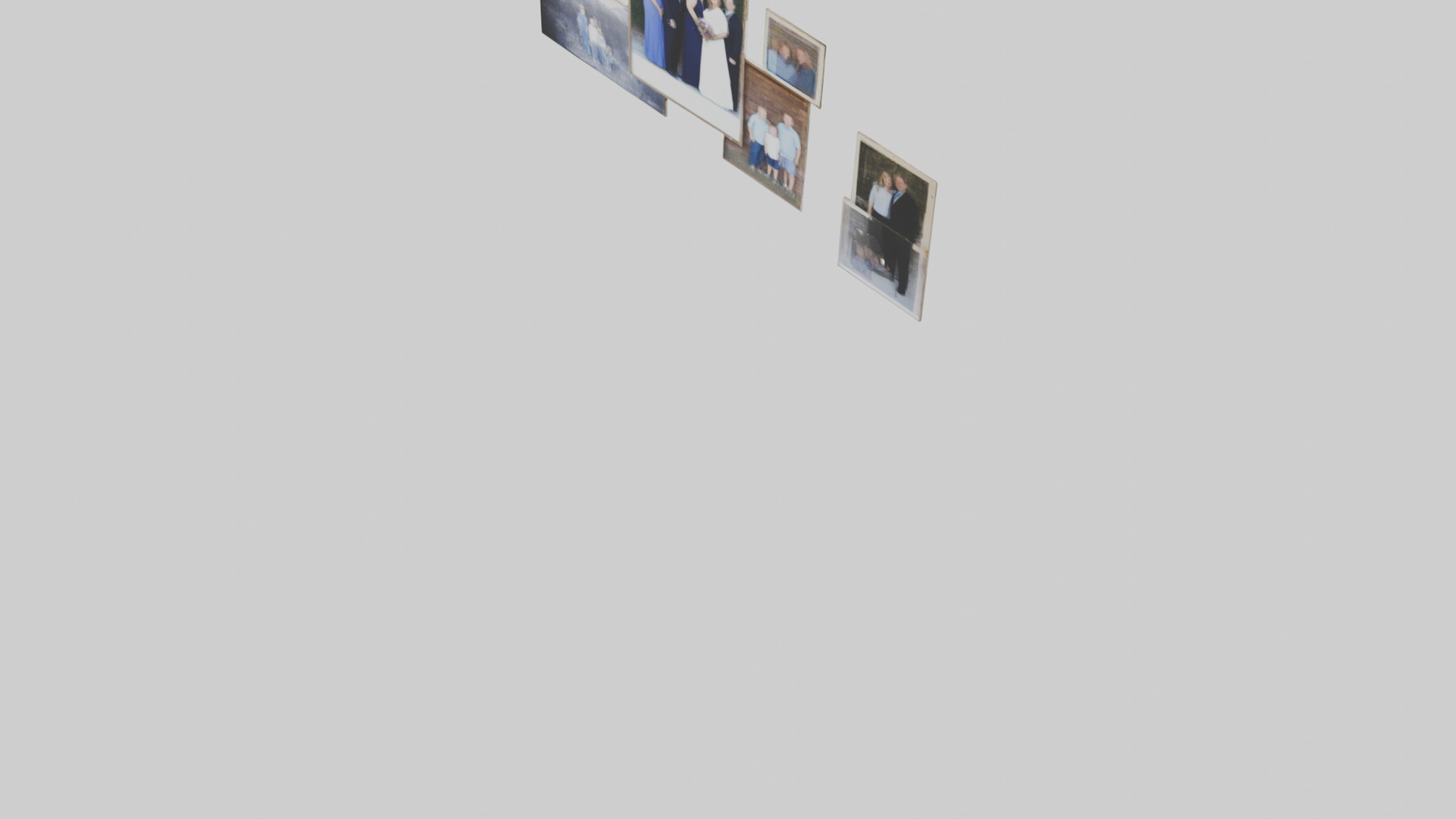 Family Photo Wall 3D model_6