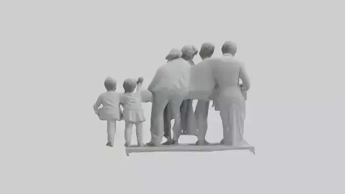 Family Statue model