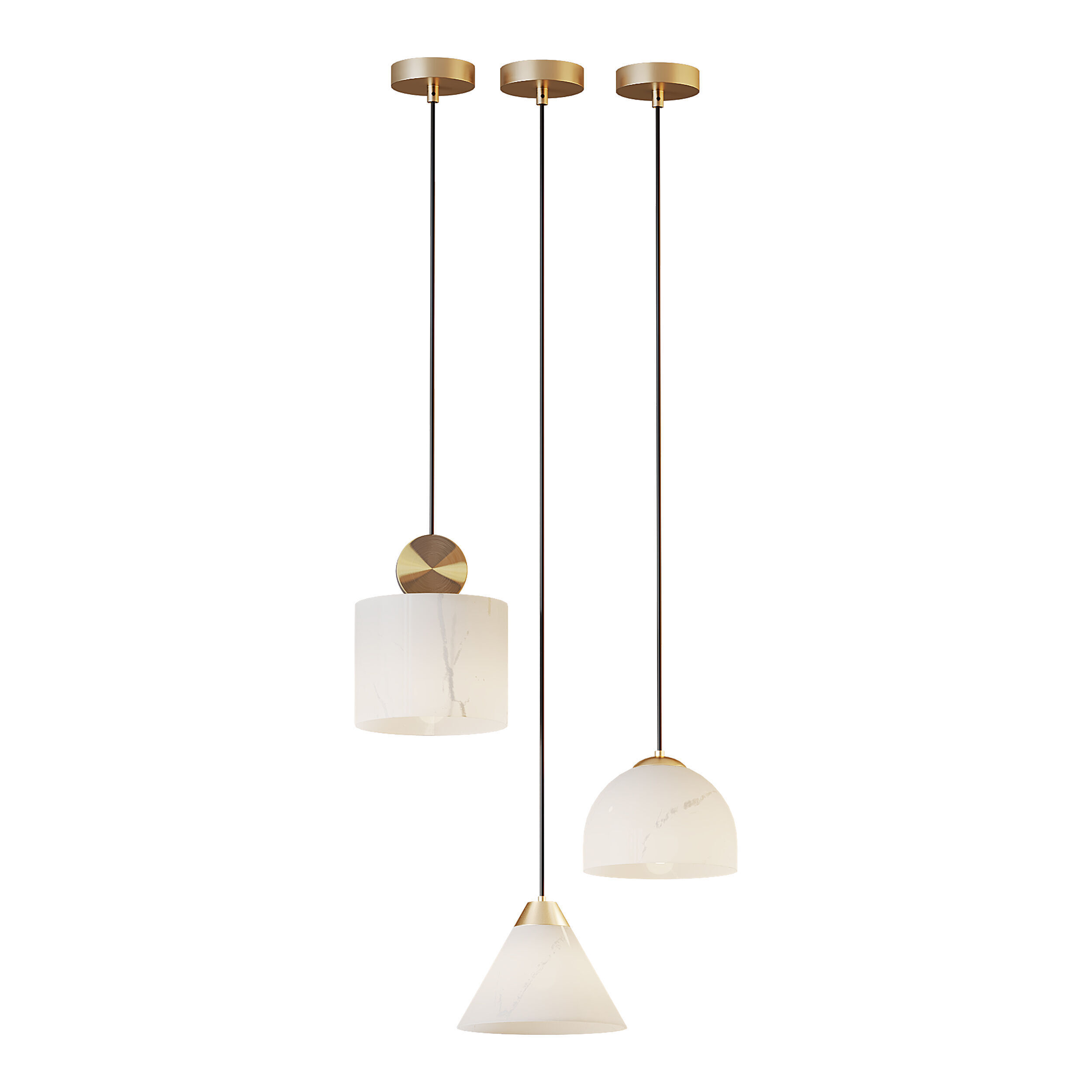 Brixen-b Pendant light 3D model_9