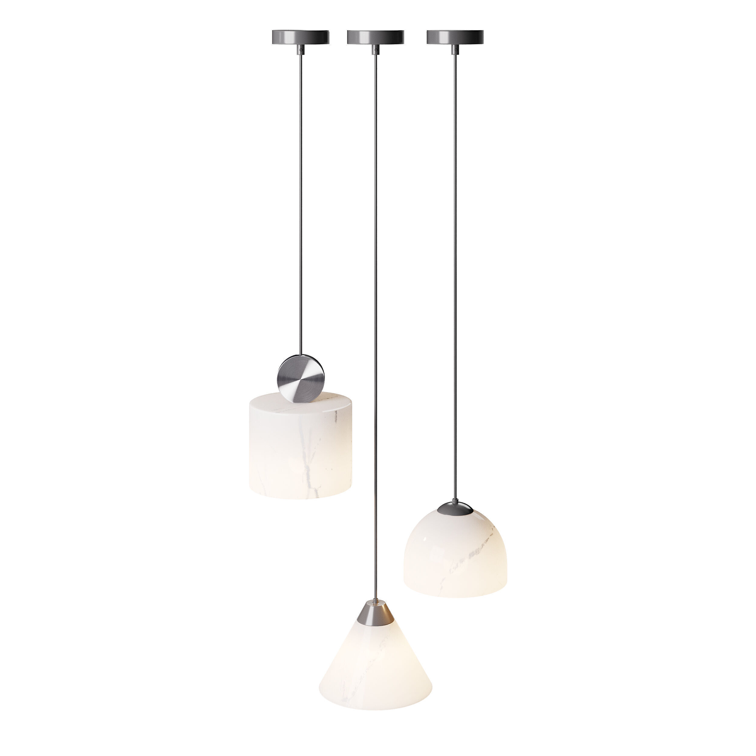 Brixen-b Pendant light 3D model_6