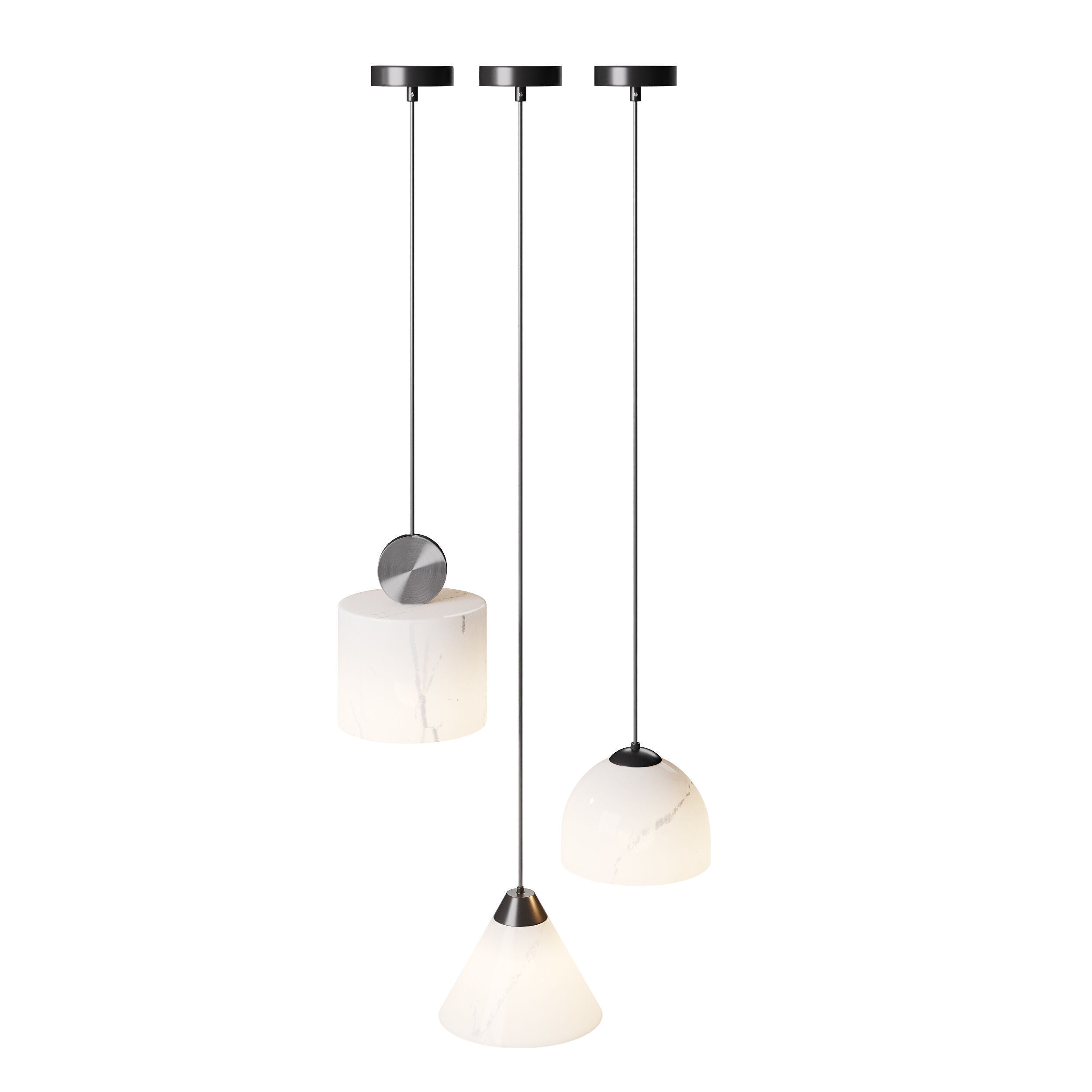 Brixen-b Pendant light 3D model_3