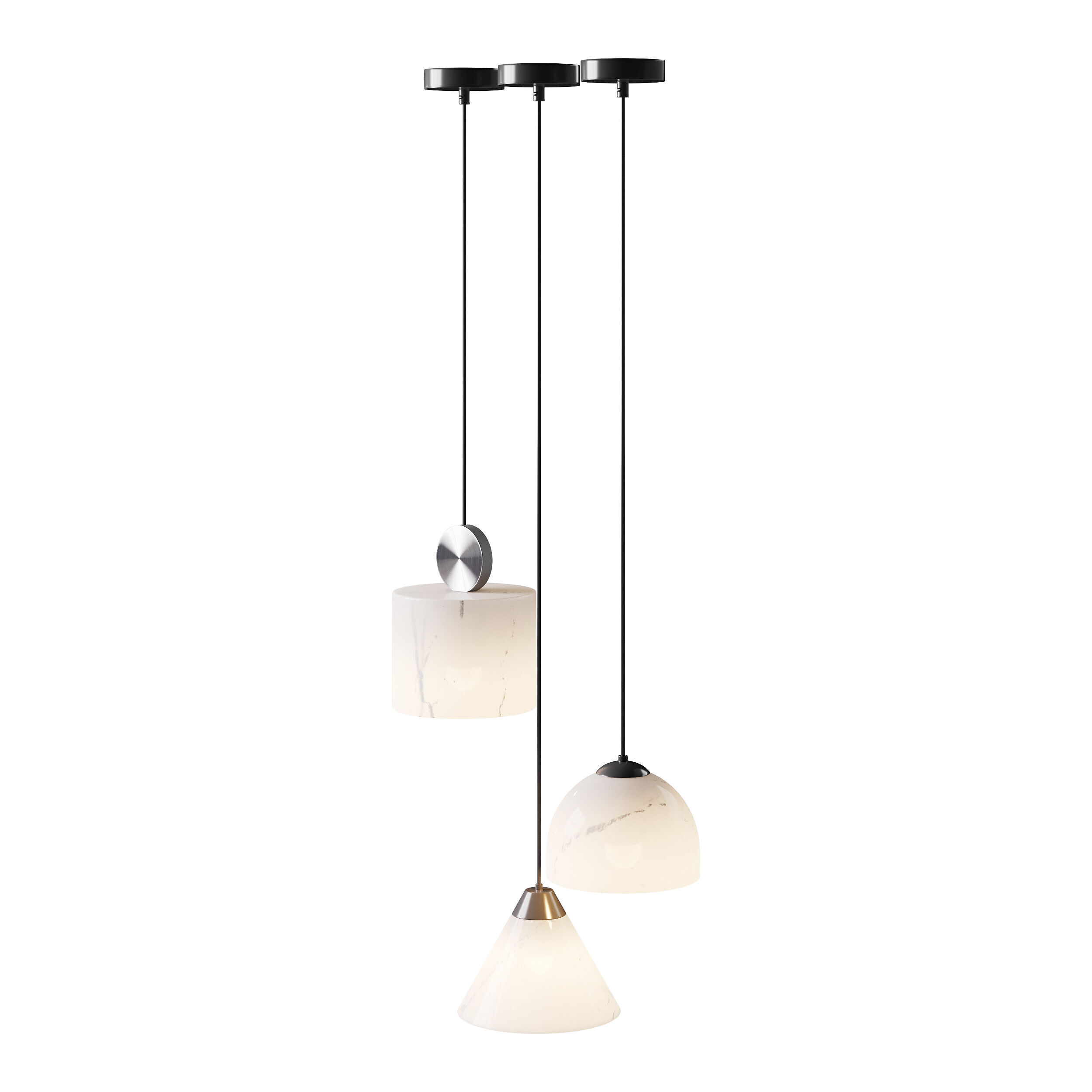 Brixen-b Pendant light 3D model_1