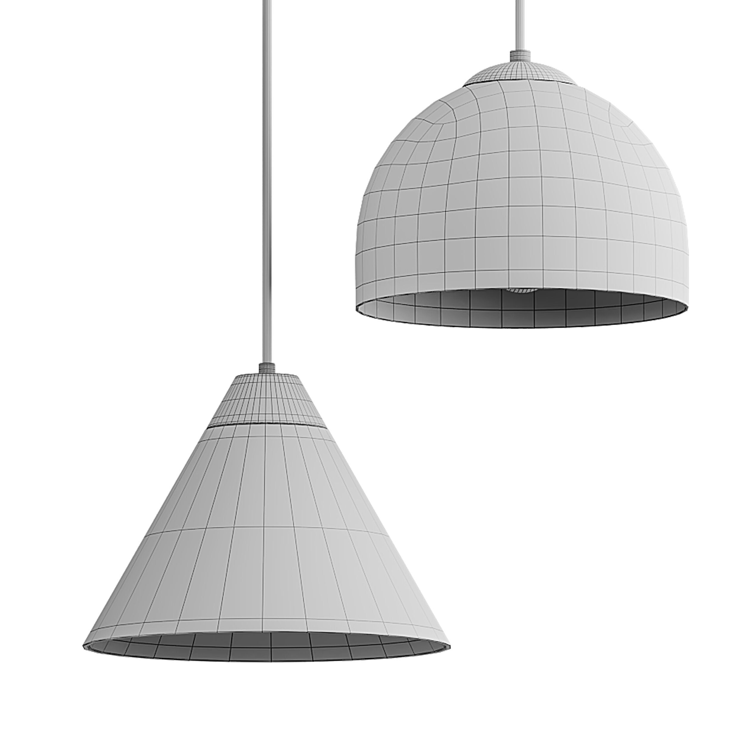 Brixen-b Pendant light 3D model_11