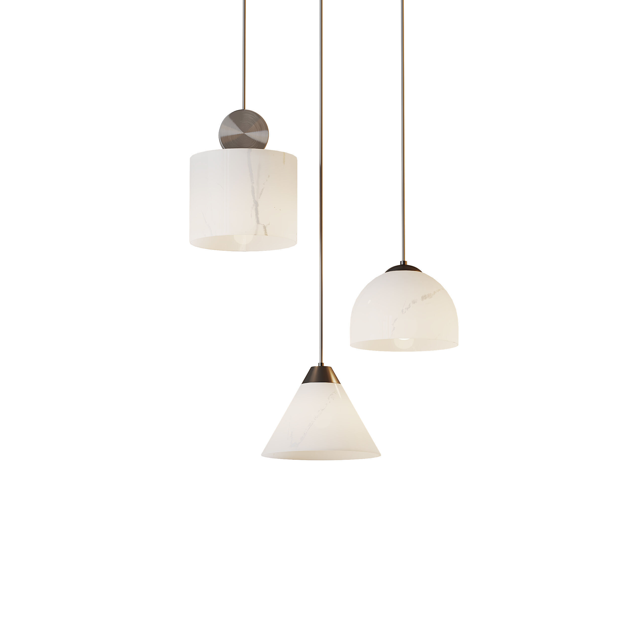 Brixen-b Pendant light 3D model_4