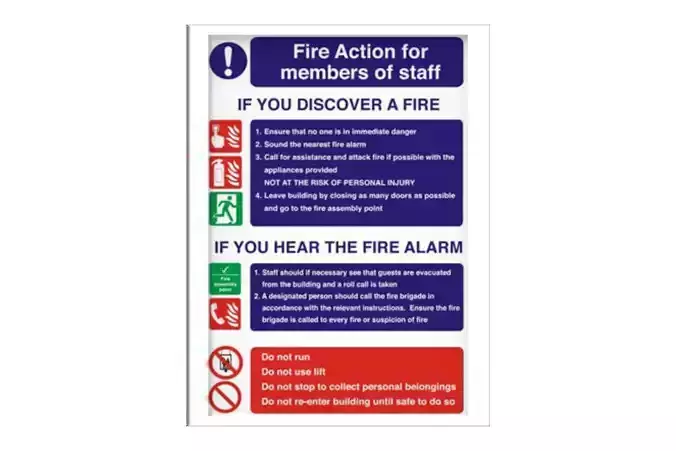 Fire Signs Board Low-poly 3D model