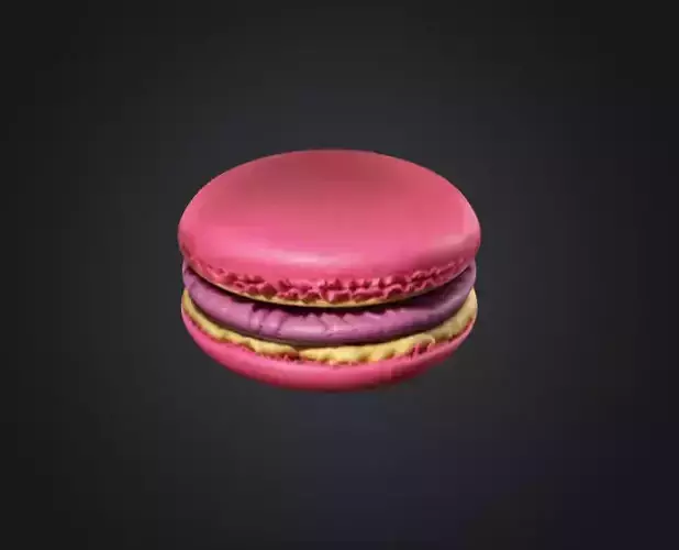 Colorful Macaron 3D Model