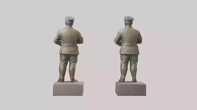Famous Leader statue model 3D model