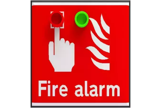 Manual Call Point Fire Alarm Low-poly 3D model