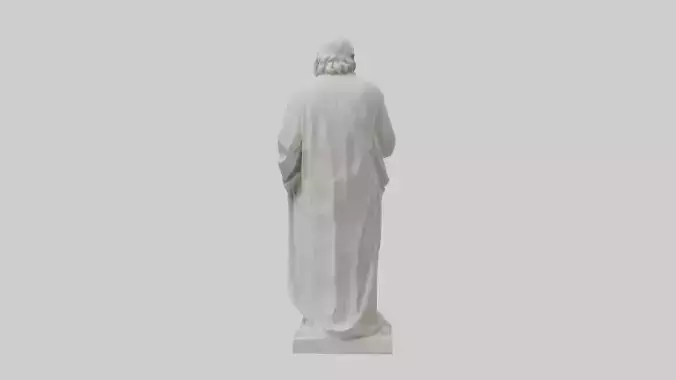 Famous philosopher statue model