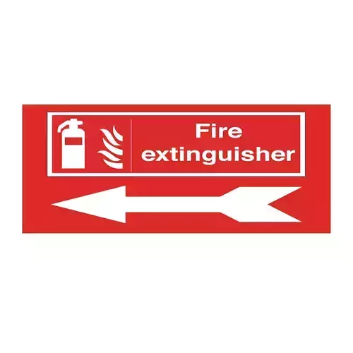 Fire Extinguisher Sign Low-poly 3D model