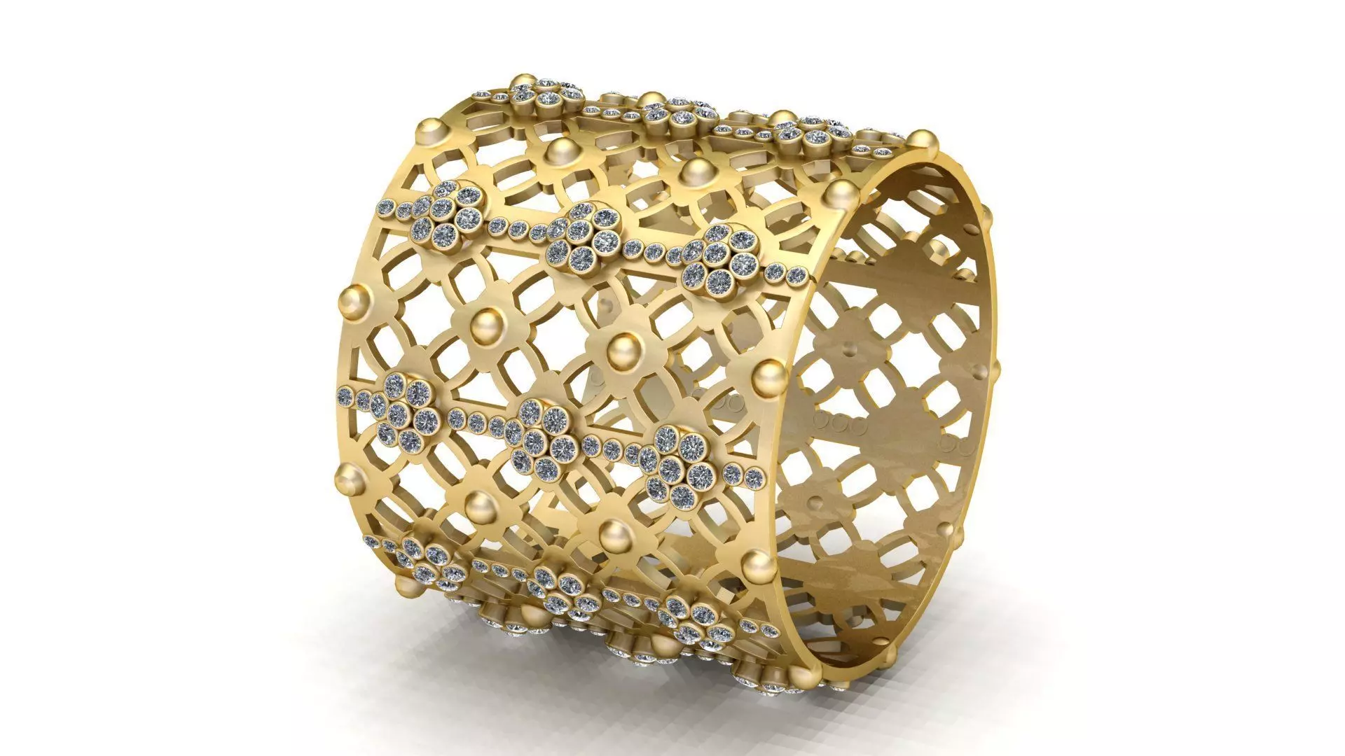 LUXURY DIAMOND RING 3D PRINTABLE MODEL 3D print model