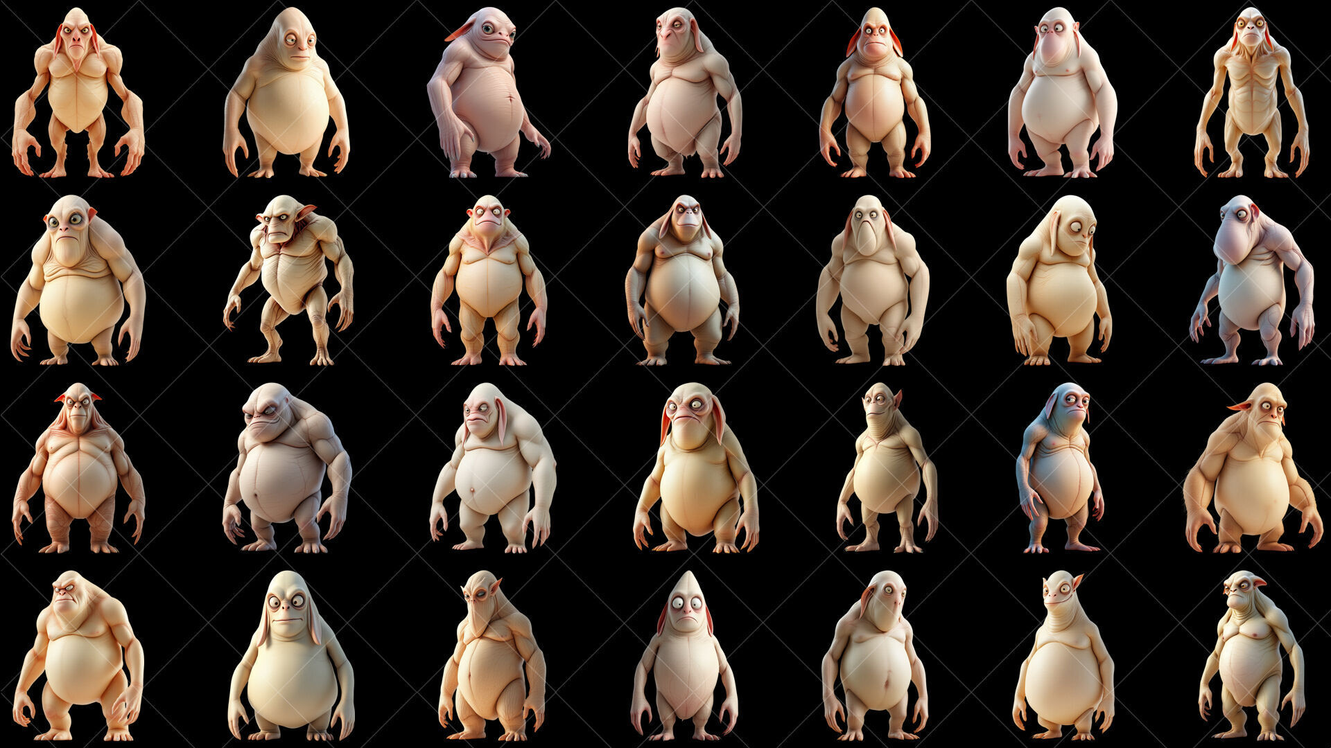 110 Fantasy Alien Characters Texture_3