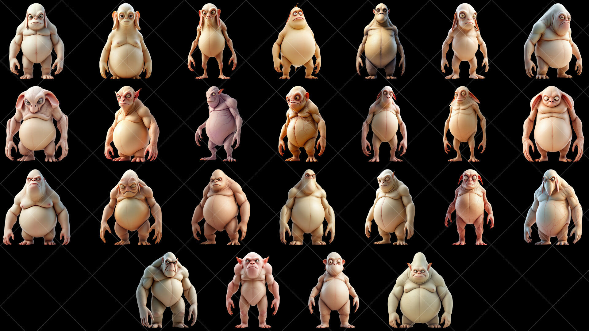 110 Fantasy Alien Characters Texture_4