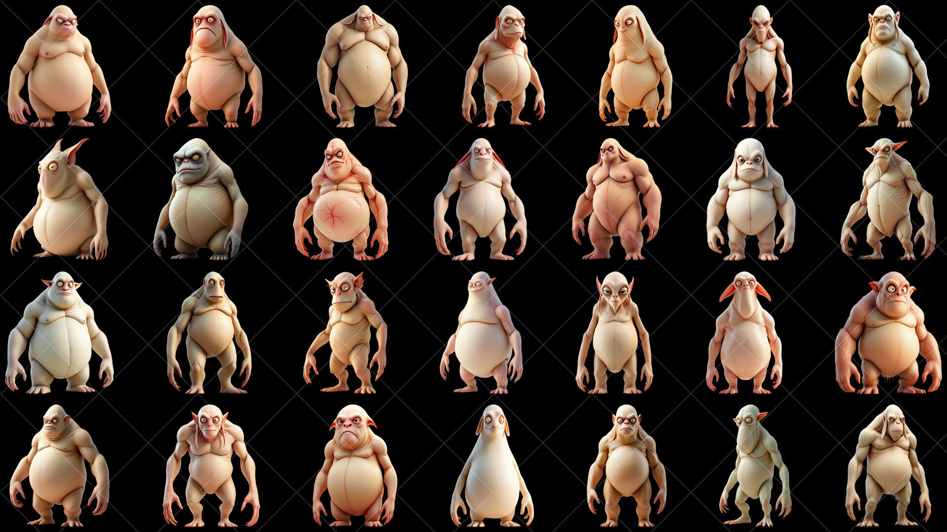 110 Fantasy Alien Characters Texture_2