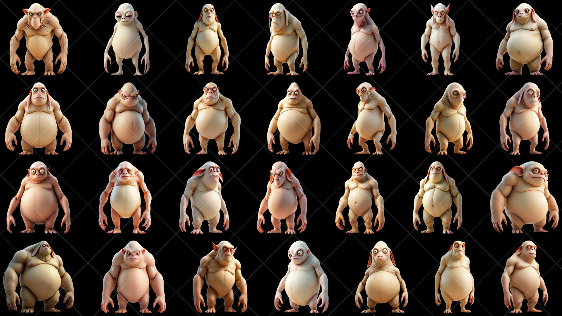 110 Fantasy Alien Characters Texture_1