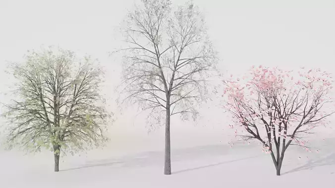 Low-Poly Tree 3 - 3D Model