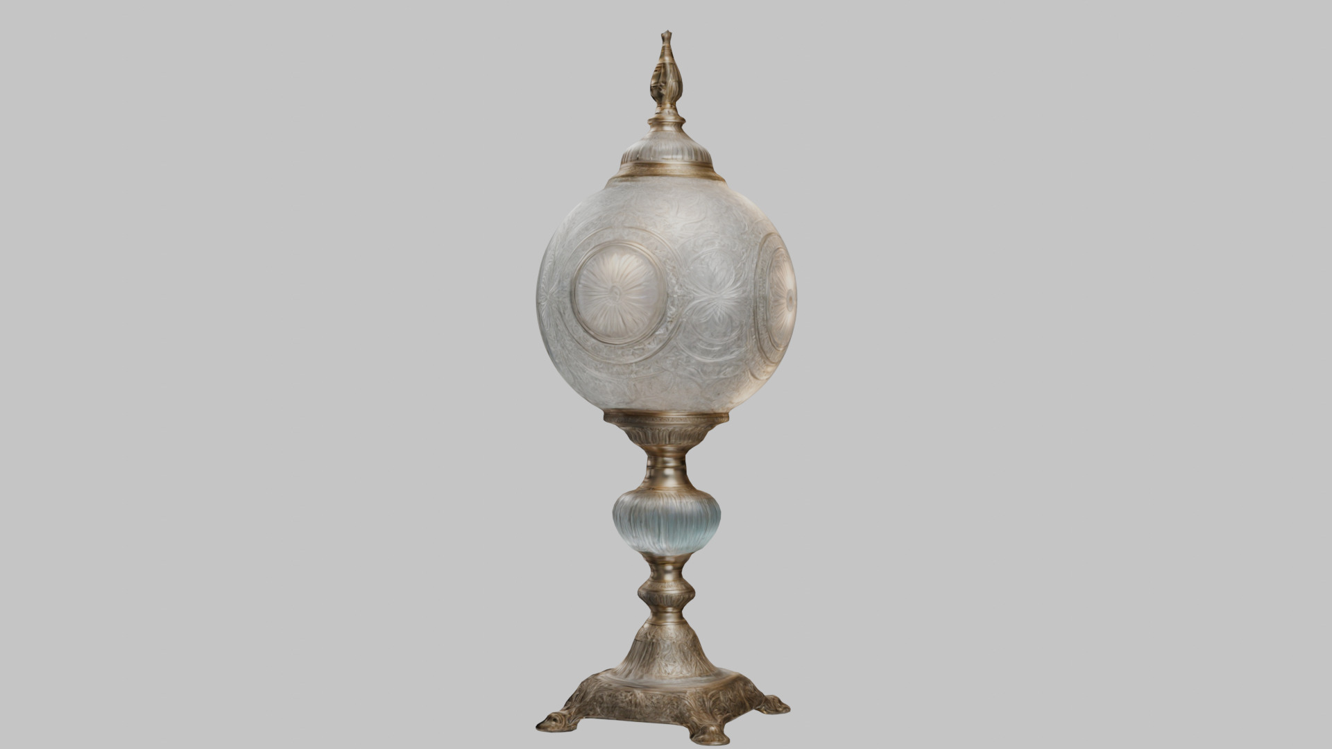 Ornate Decoration 3D Model Low-poly 3D model_3