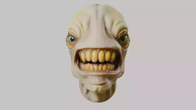 Grimacing Fantasy Entity 3D Model