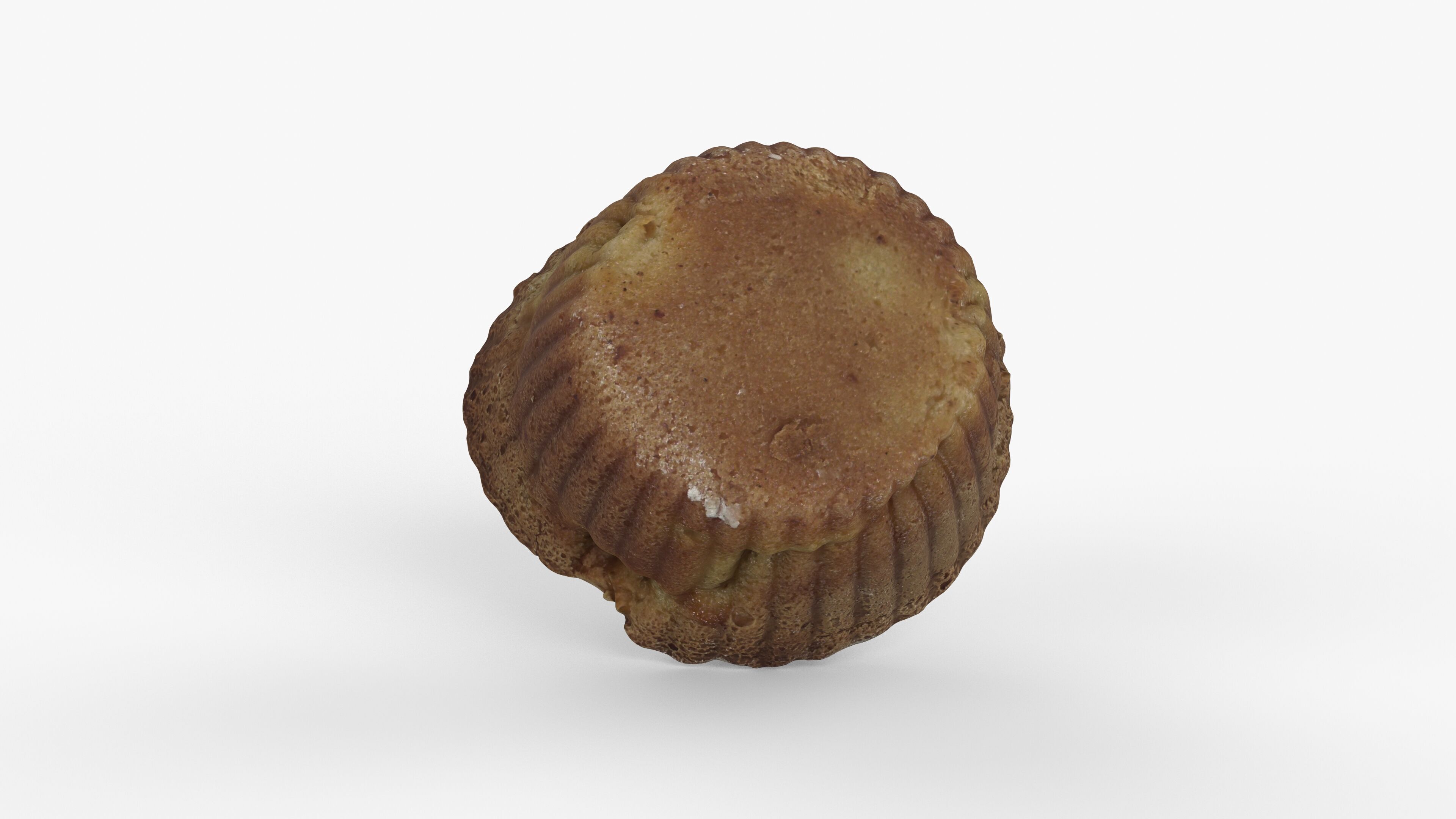 Photorealistic 3D scan of cupcakes muffin Low-poly 3D model_8
