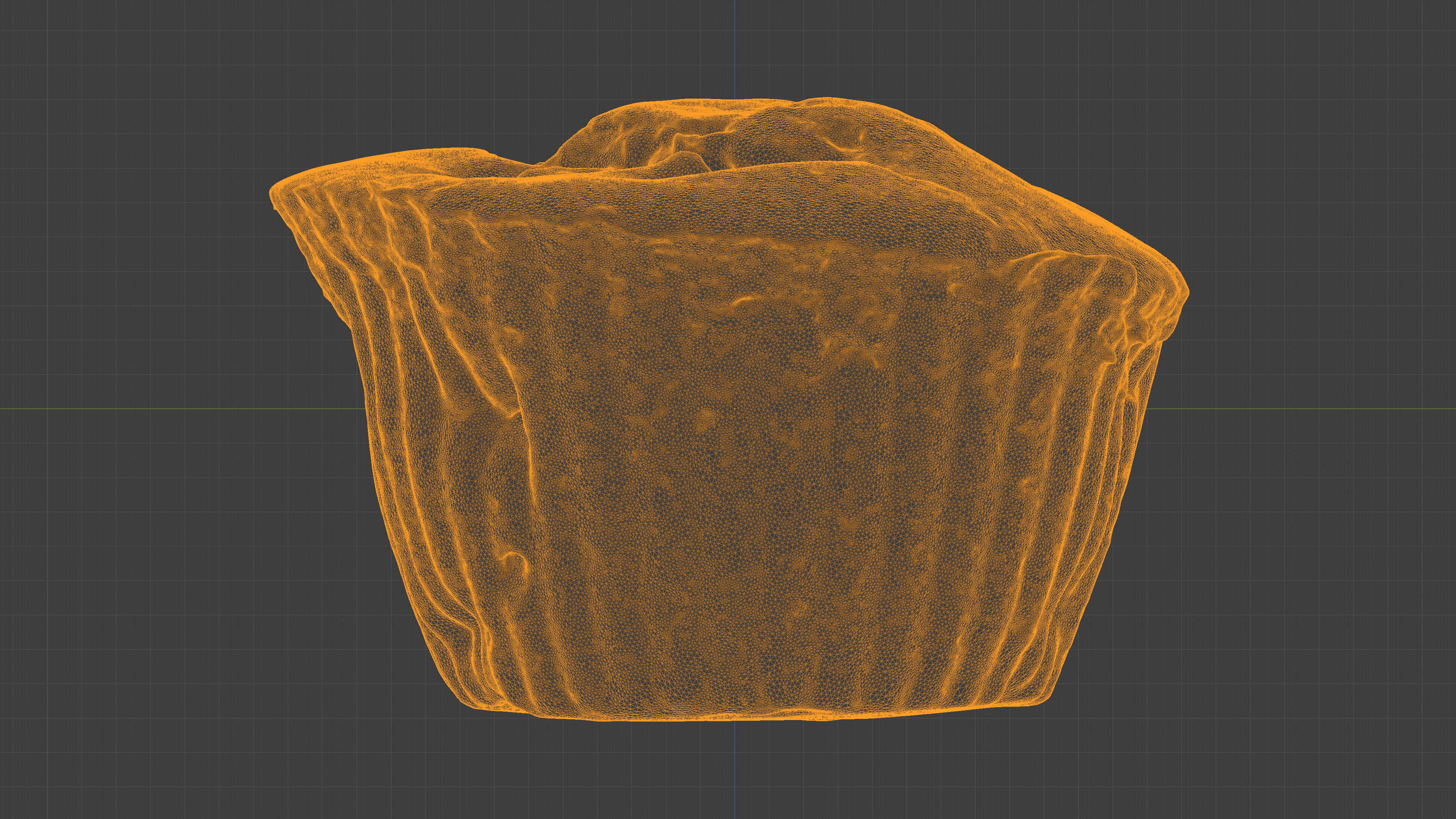 Photorealistic 3D scan of cupcakes muffin Low-poly 3D model_23