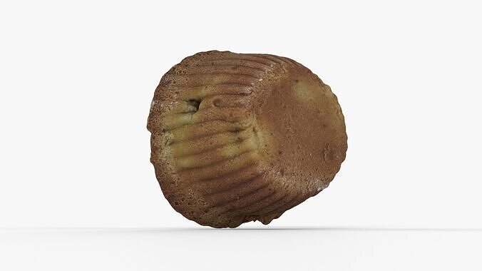 Photorealistic 3D scan of cupcakes muffin Low-poly 3D model 6