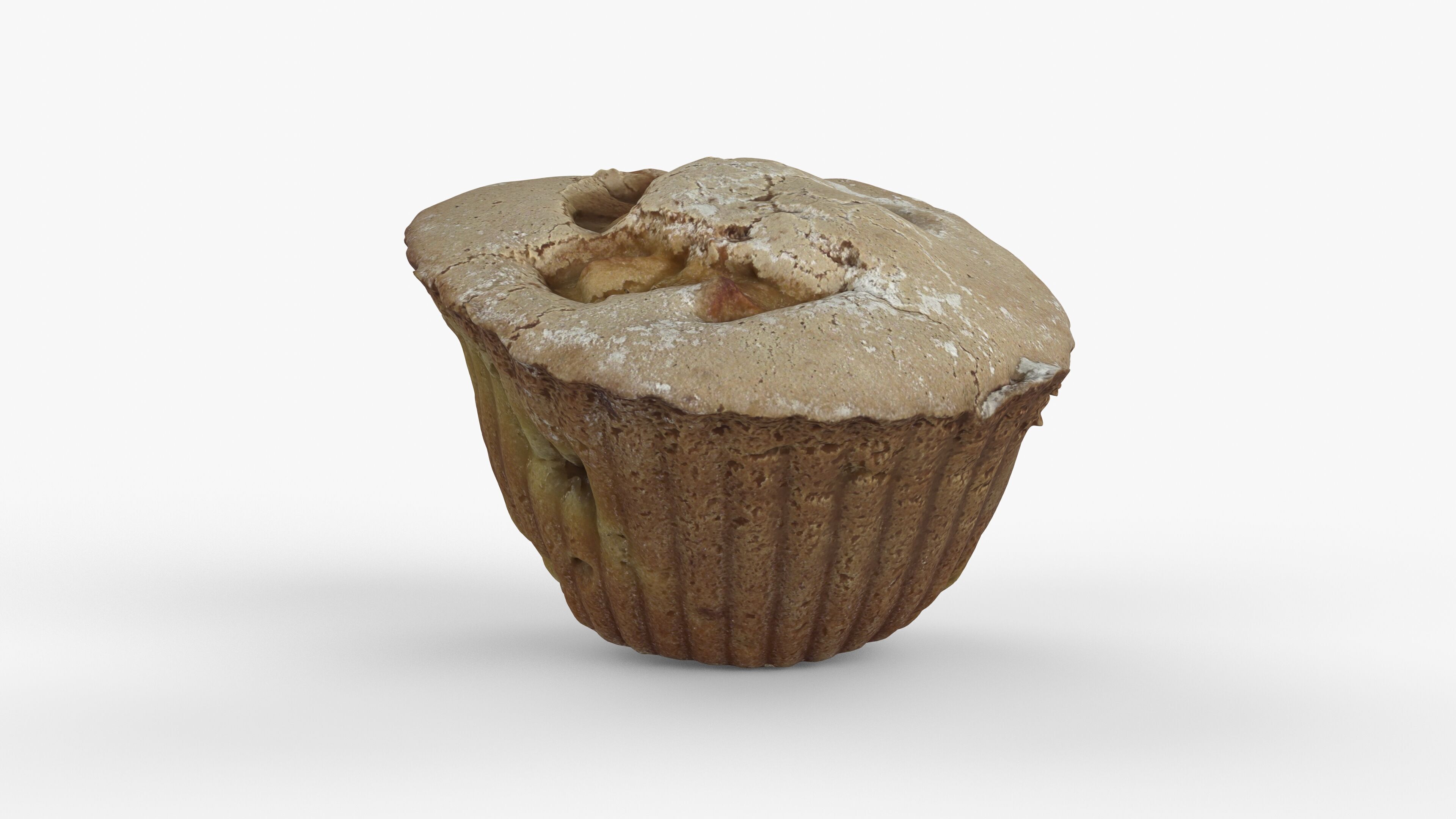 Photorealistic 3D scan of cupcakes muffin Low-poly 3D model_9