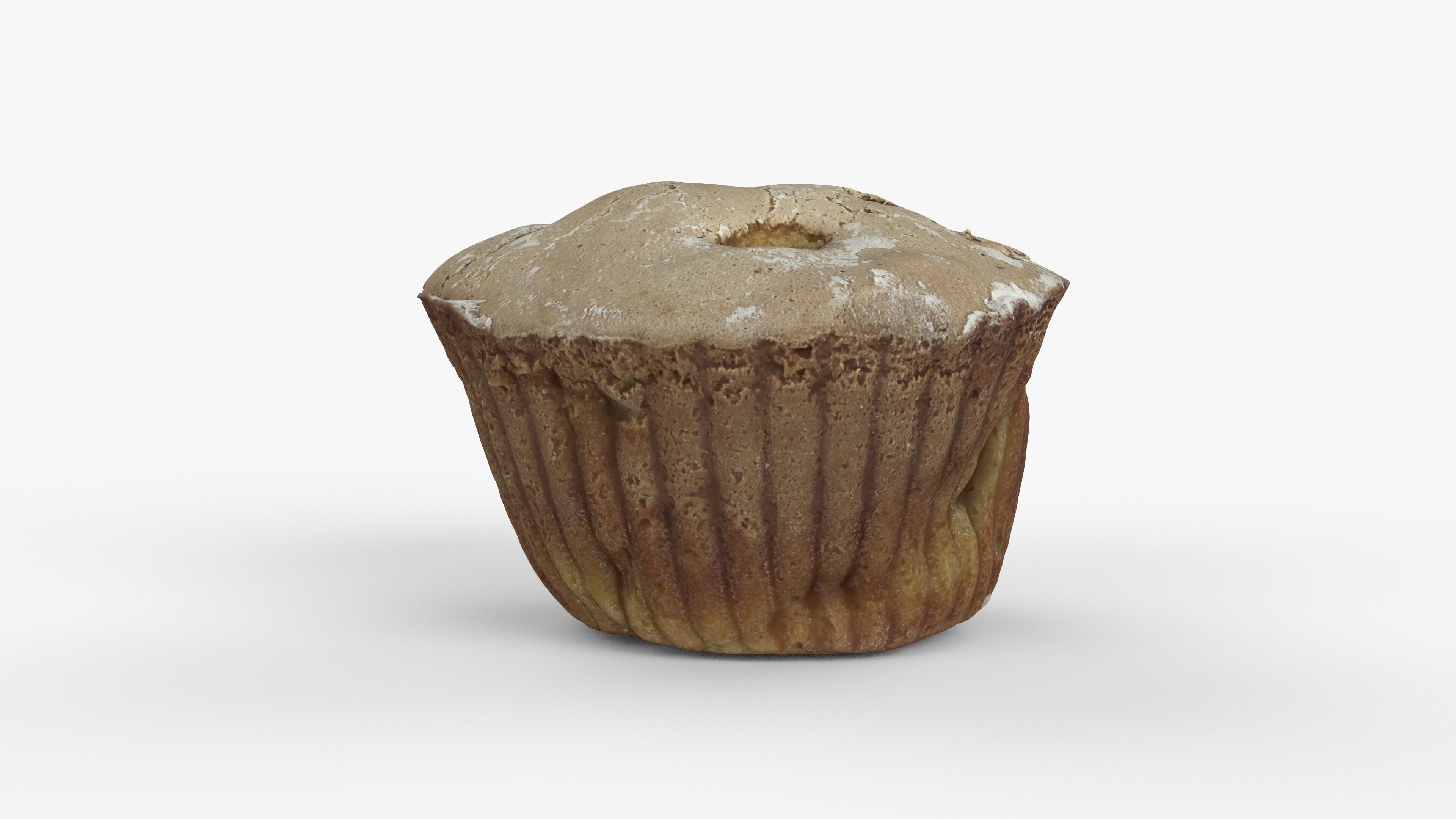 Photorealistic 3D scan of cupcakes muffin Low-poly 3D model_12